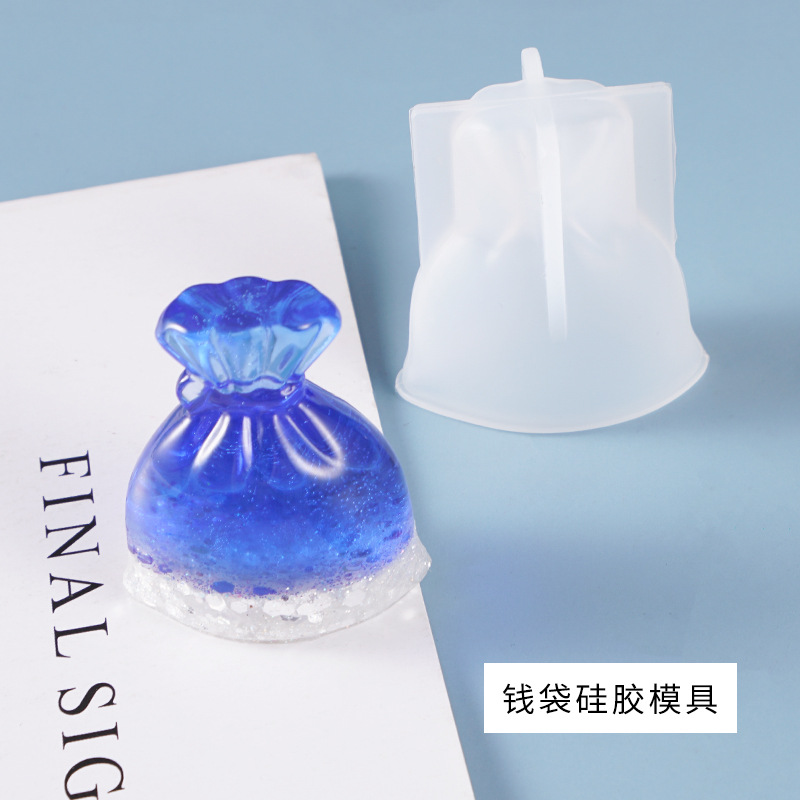 Money Bag Blessing bag creative get rich Money bag mirror silicone mold