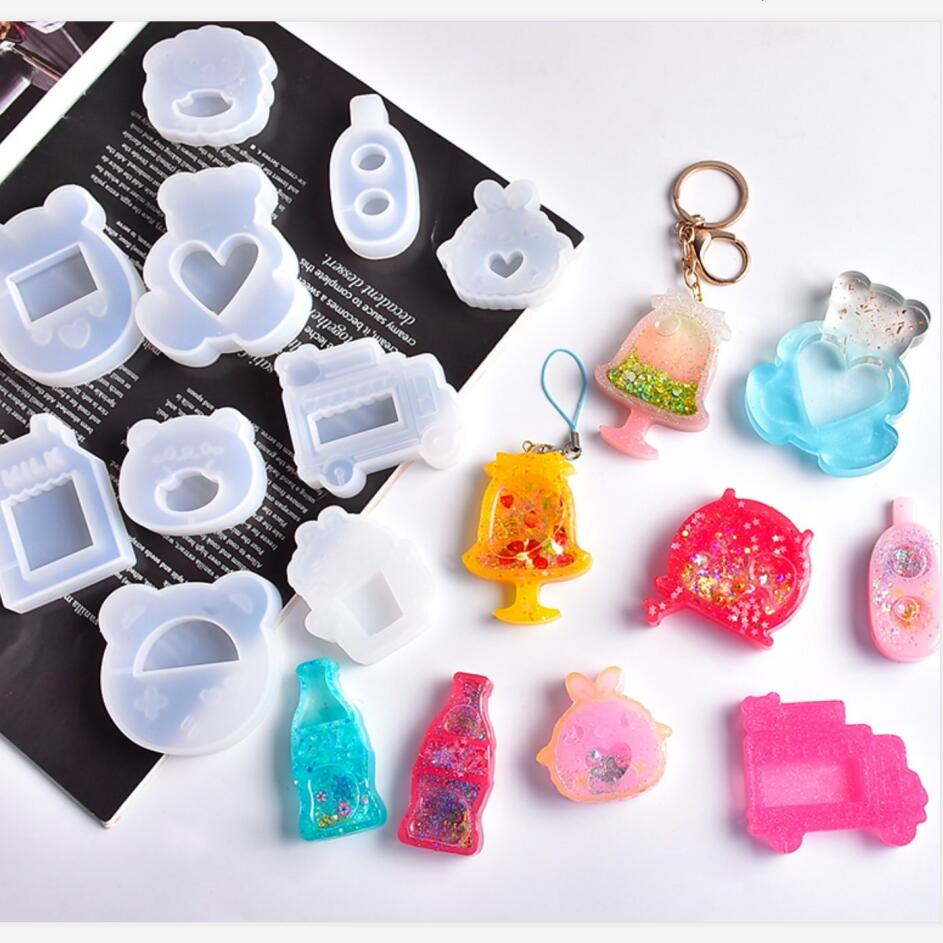 Kawaii shaker moulds | Cola shaker mould | UV resin mould | Game boy shaker mould | Teddy shaker mould