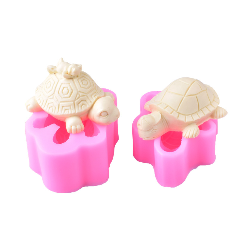 2 turtles fondant silicone mold buttermilk mousse cake silicone mold ice cream mold DIY baking