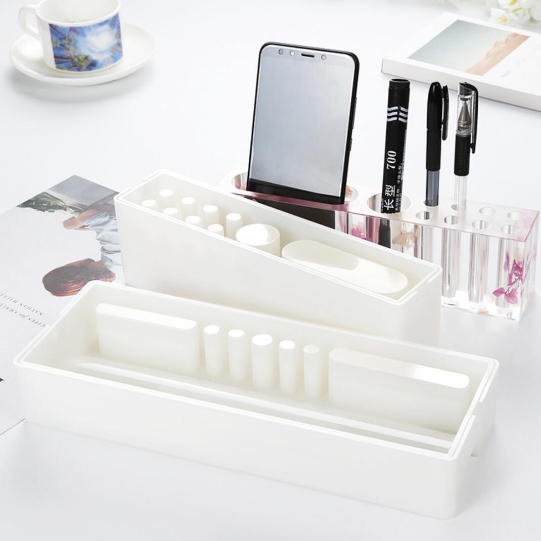 DIY Multi-Function Pen Holder Resin Molds, Pencil Holder Silicone Mold