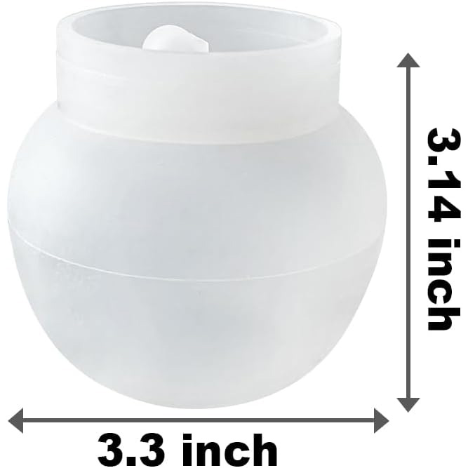 3D Apple Mold, Fruit Silicone Mold for Resin, Soap, Gypsum, Candle Wax Casting