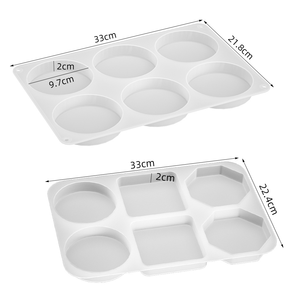 Deep Coaster Resin Molds Silicone Octagon Round Square Silicone Molds for Resin Epoxy Resin Casting Craft Mold for Flower Preservation DIY Art (2 Shapes)